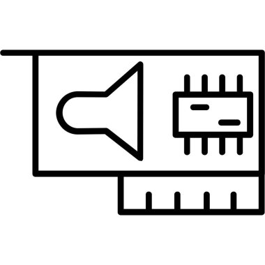 Görüntü sohbet simgesi ana hatları vektörü. Görüntülü konuşma. video konferansı