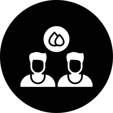 İnsan simgesinin vektör illüstrasyonu