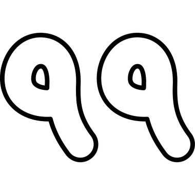 Şeker kamışı simgesi, anahat stili