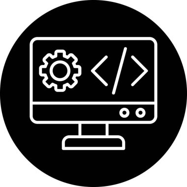 Seo simgesinin vektör illüstrasyonu