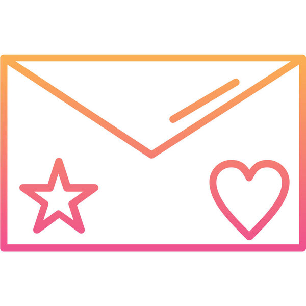 векторная иллюстрация значка конверта