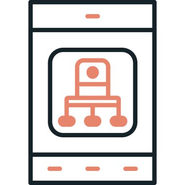 mobil simge vektör illüstrasyonu