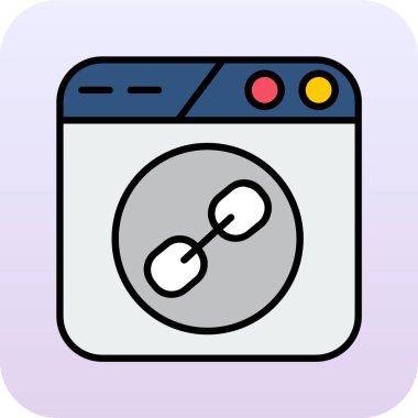 Modern kamera simgesinin vektör illüstrasyonu