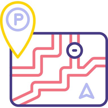 konum haritası gps simgesi dosya taslak biçimi