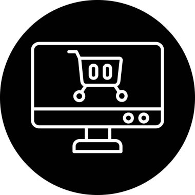 seo modern simgesinin vektör illüstrasyonu