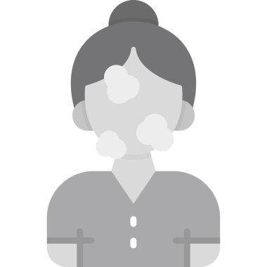 avatar kadın yüz simgesi