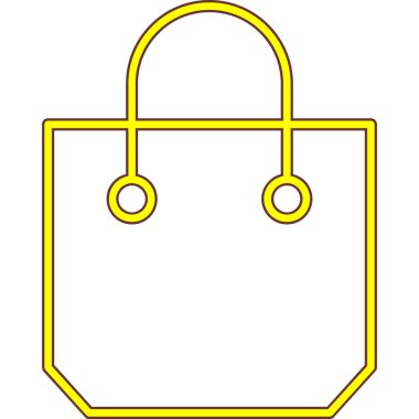 Alışveriş çantası. Basit tasarım