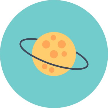 Astronomi. Web simgesi basit illüstrasyon