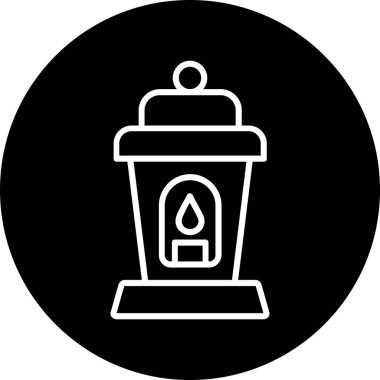 Mum simgesi, vektör illüstrasyonu