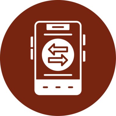 cep telefonu simgesi. vektör illüstrasyonu