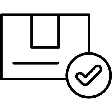 Kontrol listesi simgesi vektör illüstrasyonu