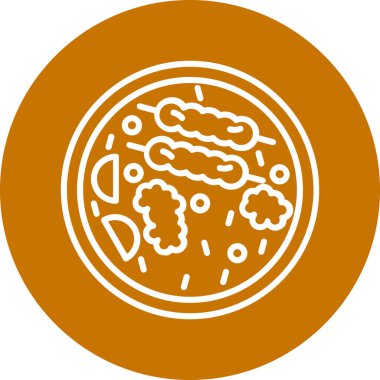 Gıda simgesinin vektör illüstrasyonu