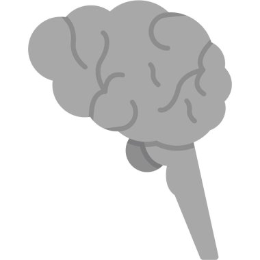 Beyin simgesi, basit tasarım