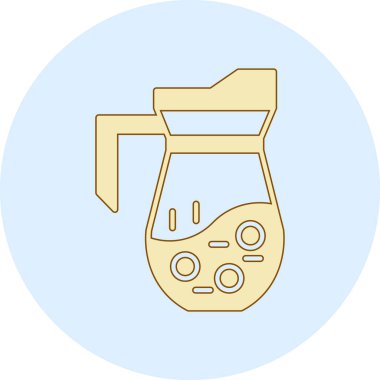 Bir kahve makinesinin vektör çizimi