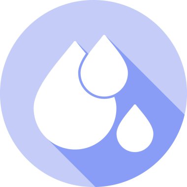 Su damlası. vektör illüstrasyonu