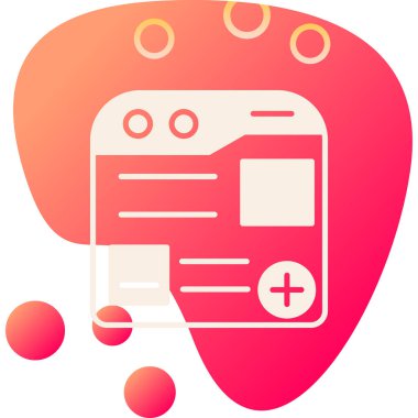 Basit vektör illüstrasyonu dijital illüstrasyon