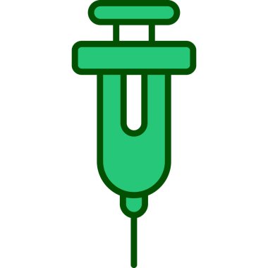 Tıbbi bir simgenin vektör illüstrasyonu