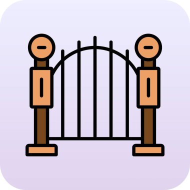 Moda Biçimli Kalıp Simgesi İzole Arkaplan