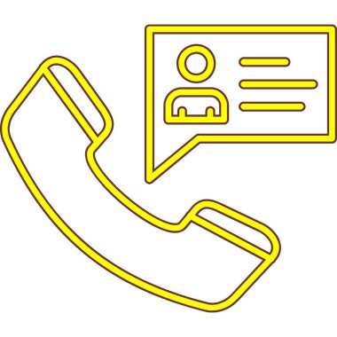 telefon simgesi, vektör illüstrasyonu