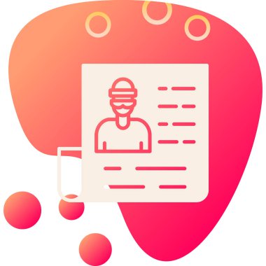 Elinde pano olan bir doktorun vektör çizimi