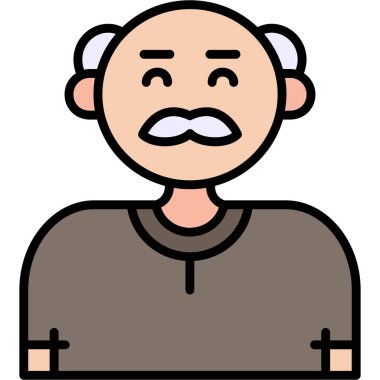 Dopdolu kel adam simgesi - taslak biçimi