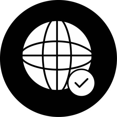 İnternet simgesi vektör illüstrasyonu