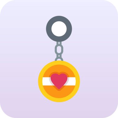 Aşk kalp vektör simgesi