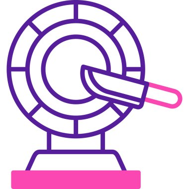 uydu simgesi vektör illüstrasyonu