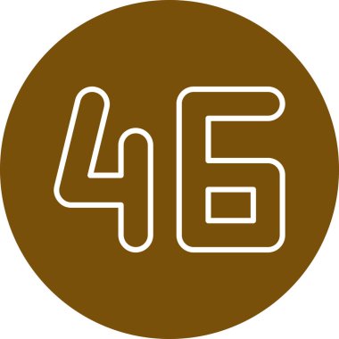 Modern bir simgenin vektör illüstrasyonu