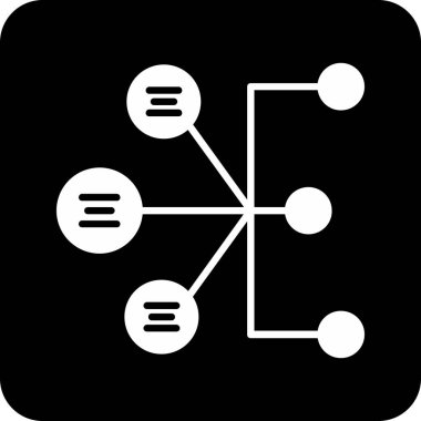 Modern bir simgenin vektör illüstrasyonu