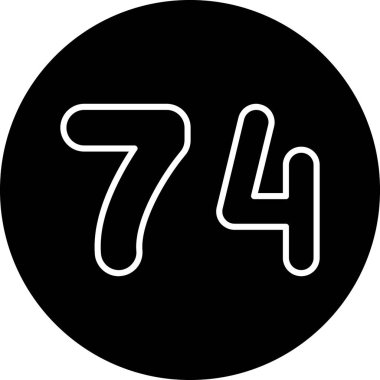 Yedi, yedi, yedi ikon. beyaz arkaplanda izole edilmiş web tasarımı için 777 vektör simgesi