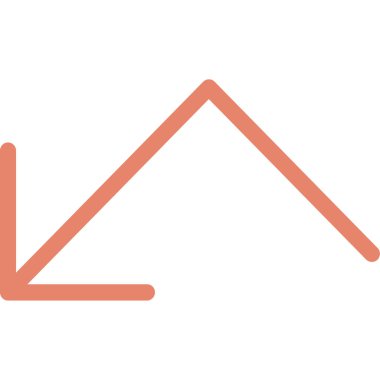 ok yönü imleç simgesi ana hat biçiminde