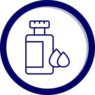 Şişe simgesinin vektör illüstrasyonu