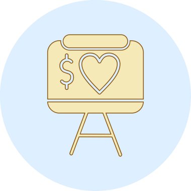 para çantası ikon vektör illüstrasyonu