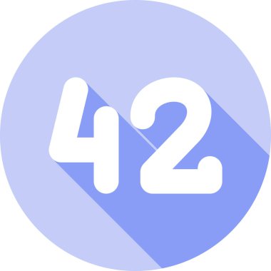 4 numaralı simge vektör illüstrasyonu