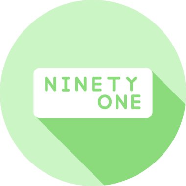 Yedi numaralı simgenin vektör illüstrasyonu