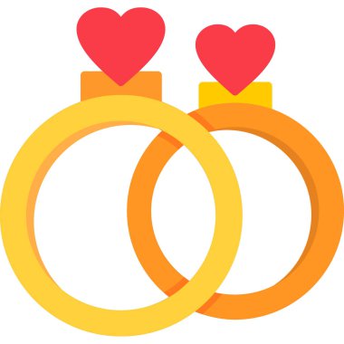 Alyans vektör simgesi