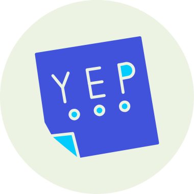 Bir web simgesi için bir harfin vektör illüstrasyonu