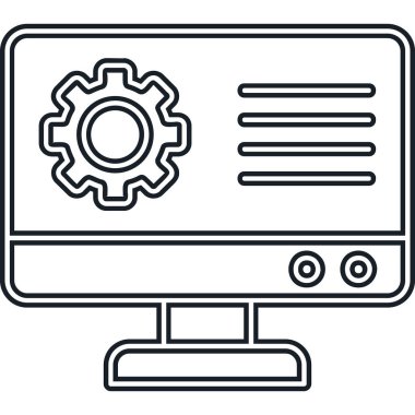 dizüstü bilgisayar web tasarımı simgesi