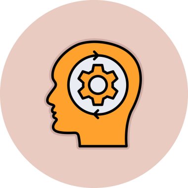 dişli simgesi vektör illüstrasyonu