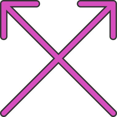 ok yönü simgesi doldurulmuş - taslak biçimi