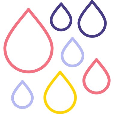 damla simgesi, basit illüstrasyon