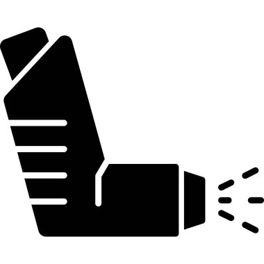 Sprey şişe vektör illüstrasyon tasarımı ile el