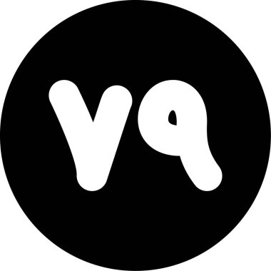 alfabe harfi v simgesi, vektör illüstrasyonu