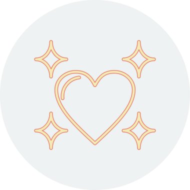 Vektör Kalp Simgesi illüstrasyonu