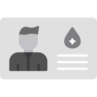 Kan damlası vektör illüstrasyon tasarımı