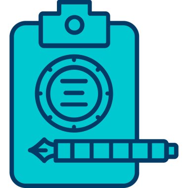 Bir benzin istasyonu simgesinin vektör illüstrasyonu