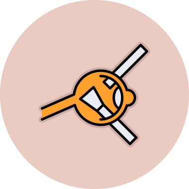 dumanlı vektör düz renk simgesi