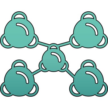 ağ bağlantısı kavramı. Bağlantı kuruldu. bağlantılara bağlı ağ bağlantısı.