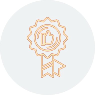 Bir ampulün vektör illüstrasyonu